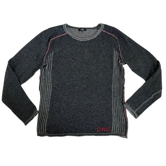 C'N'C COSTUME NATIONAL wool sweater sz XL slim fit - Main Image